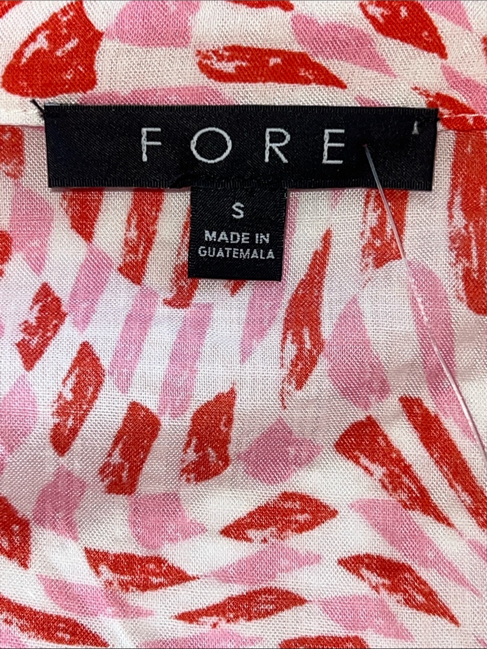 🆕 Fore Collection Geo Print Tie-Waist Romper Small Vacation Resort - Picture 14 of 16